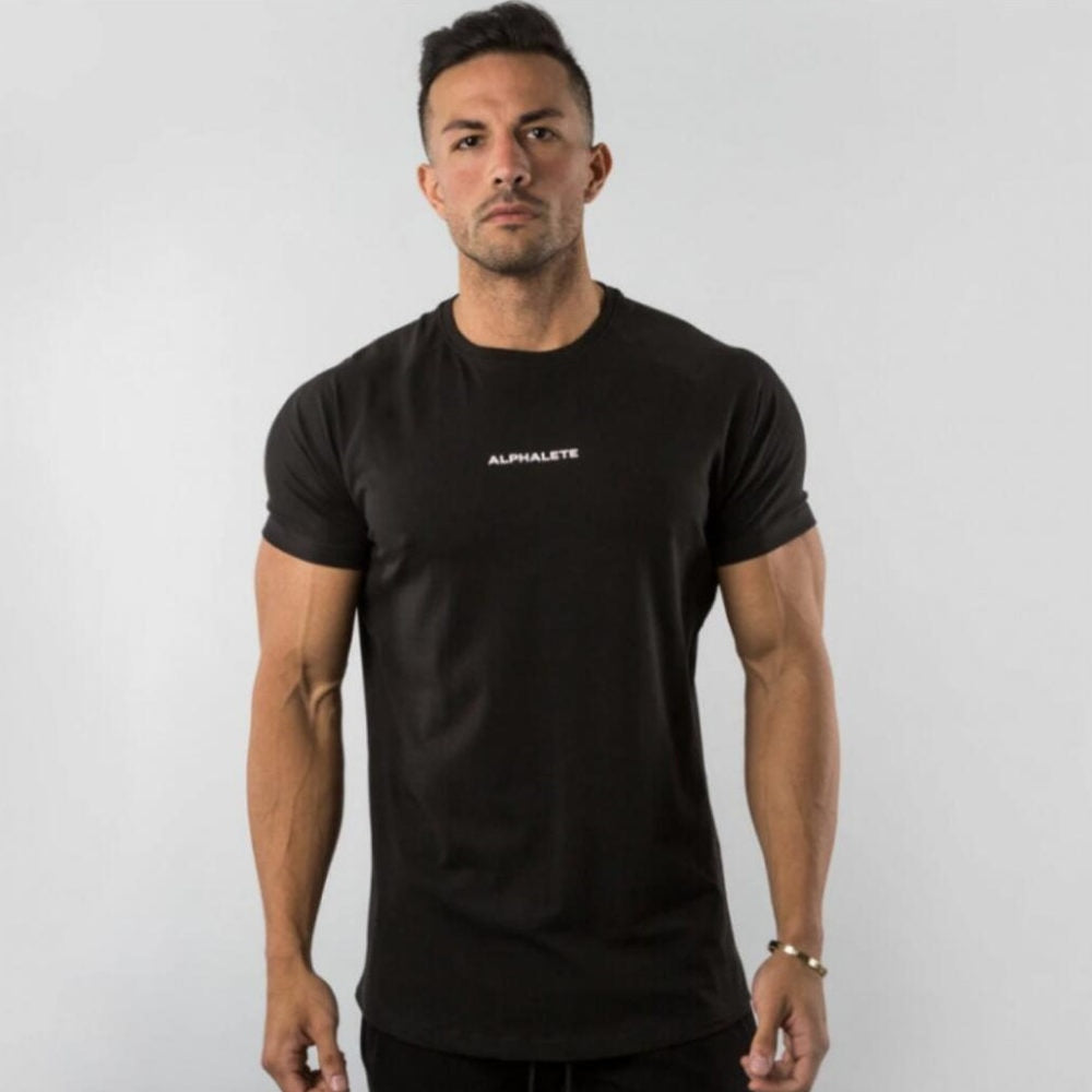 Fashionable Form and Function: Men's Fitted Gym T-Shirt