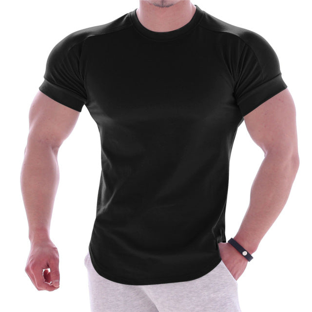 Sleek and Stretchy: High Elastic Slim Fit T-Shirts