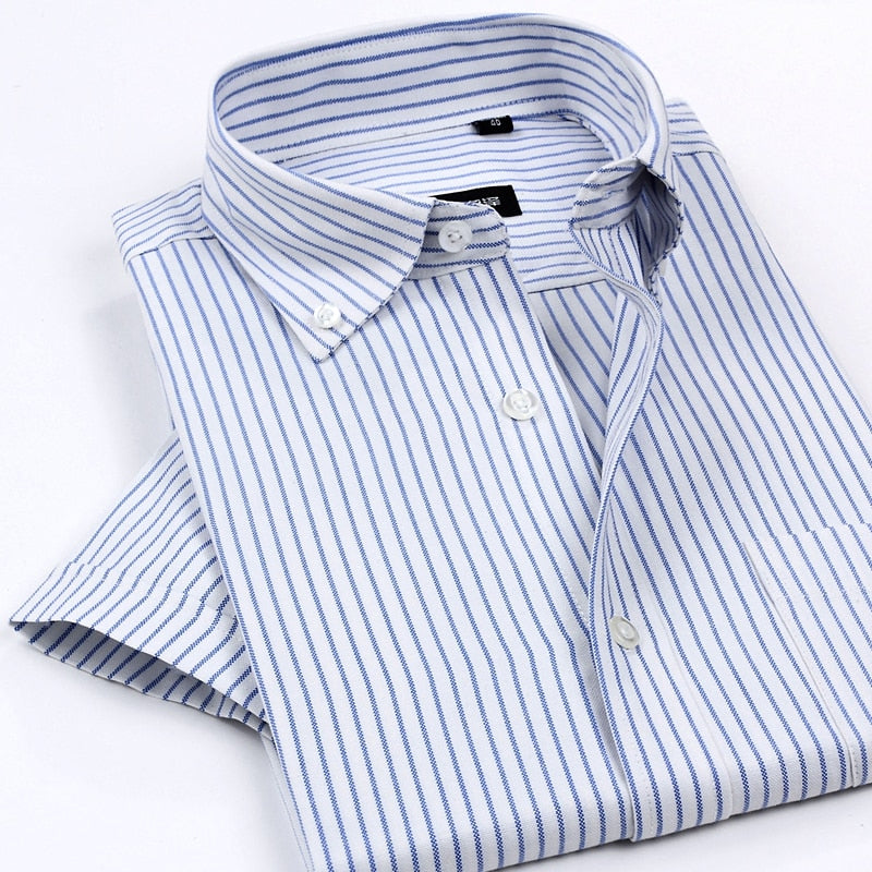 Classic Style Non-Iron Oxford Shirts High-Quality Brand Clothing