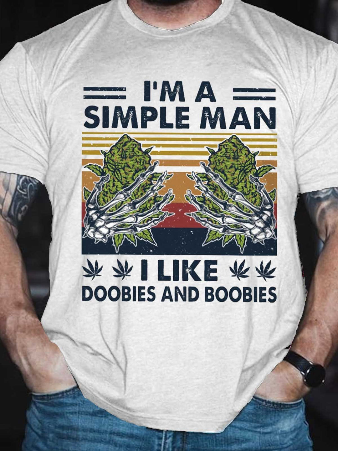 Simplicity Speaks: 'I'm A Simple Man' Printed T-Shirt