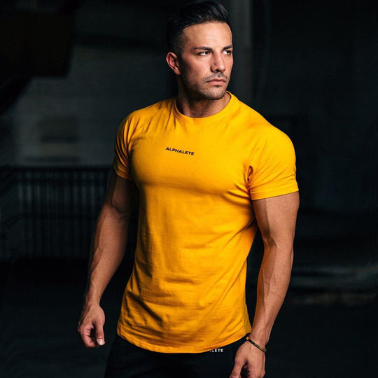 Fashionable Form and Function: Men's Fitted Gym T-Shirt