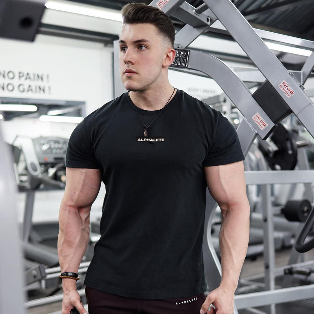 Fashionable Form and Function: Men's Fitted Gym T-Shirt