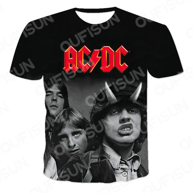 Retro Vibes: Fashionable Pop Rock T-Shirt for Music Lovers