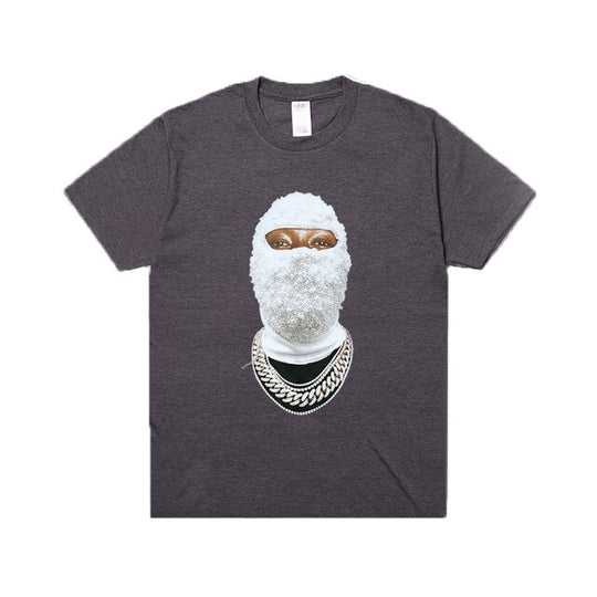 Diamond Masked: Futuristic 3D T-Shirt for Trendsetters