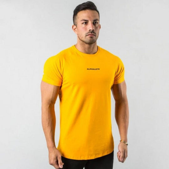 Fashionable Form and Function: Men's Fitted Gym T-Shirt